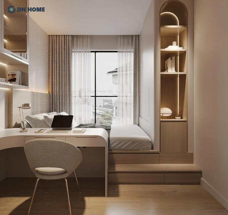 Thiết kế nội thất Penthouse sử dụng nội thất thông minh, giúp tối ưu diện tích không gian
