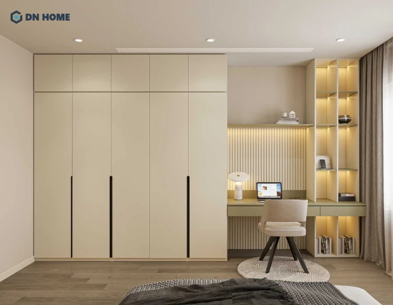 Cần linh hoạt thiết kế kích thước tủ bếp phù hợp với diện tích phòng ngủ và nhu cầu sử dụng