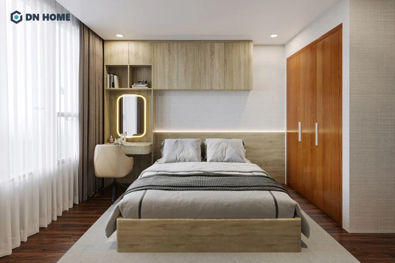 Cần dựa vào phong cách thiết kế phòng ngủ để lựa chọn kiểu dáng tủ âm tường phù hợp