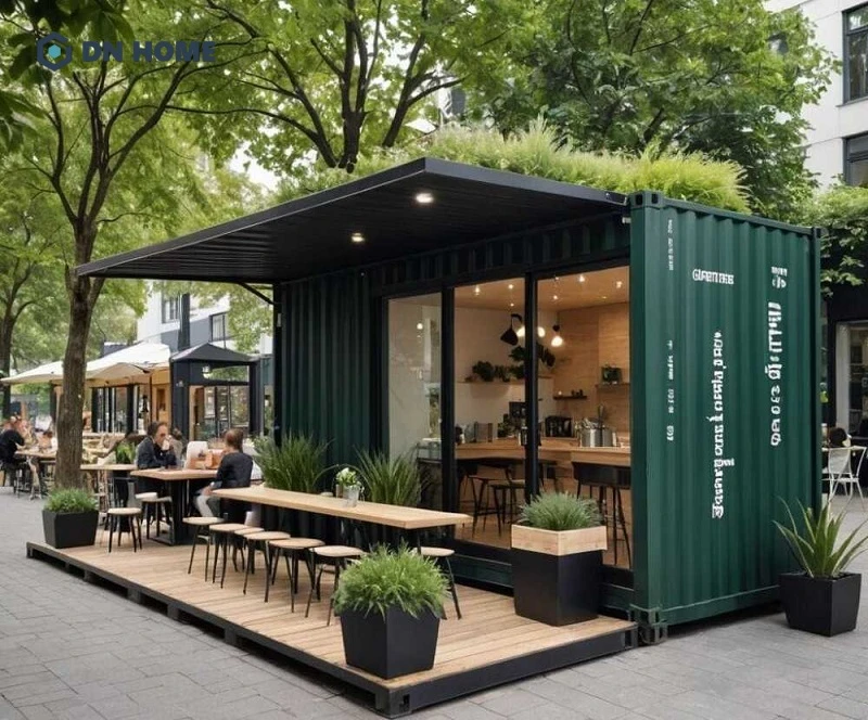 Chi phí mở quán cafe container phụ thuộc vào quy mô, số lượng container sử dụng và mức độ hoàn thiện nội thất