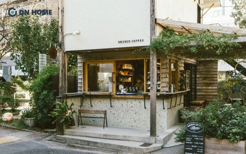 Mô hình quán cafe take-away cần thiết kế chú trọng vào mặt tiền để dễ dàng thu hút khách hàng