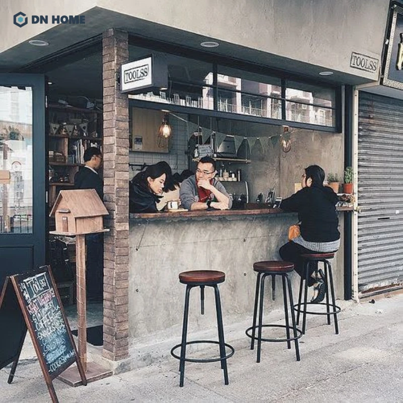 Quầy pha chế nhỏ gọn là yếu tố cần được chú trọng khi thiết kế quán cà phê take-away