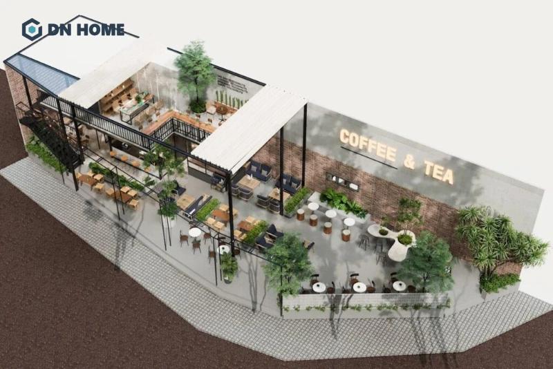 Cần bố trí mặt bằng công năng quán cafe sân vườn khoa học để tạo trải nghiệm thoải mái, dễ chịu cho khách hàng