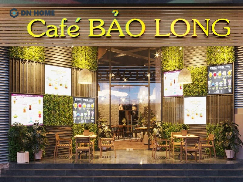 Thiết kế quán cafe nên ưu tiên sử dụng chất liệu bền đẹp và dễ lau chùi, vệ sinh
