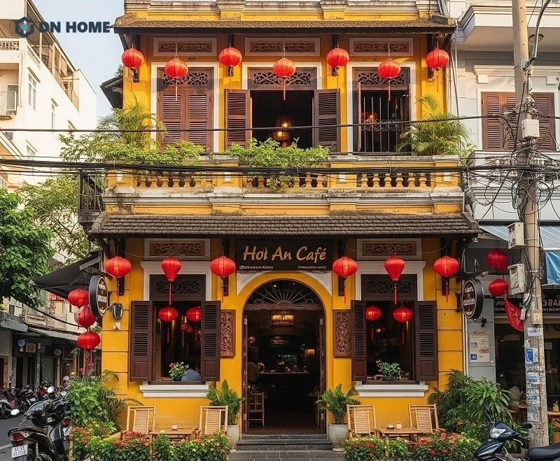Thiết kế quán cafe Hội An cổ xưa giữa lòng thành phố tấp nập
