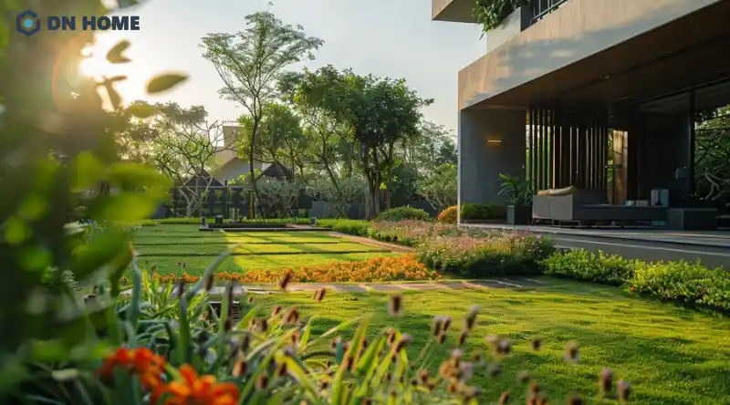 Thiết kế sân vườn biệt thự