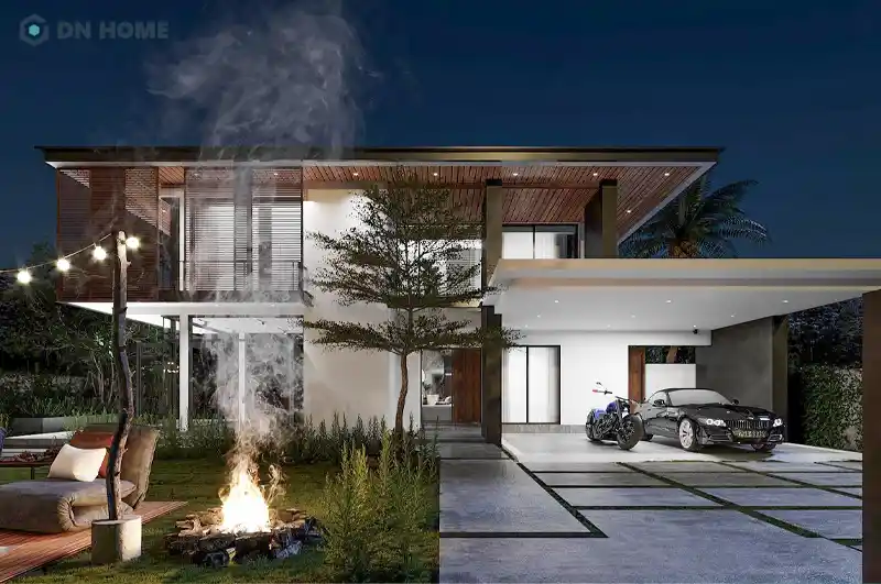 Thiết kế sân vườn biệt thự