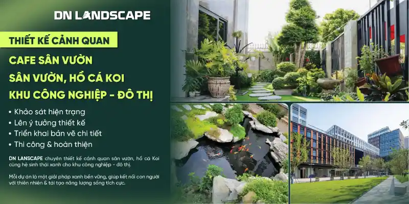 Thiết kế sân vườn biệt thự