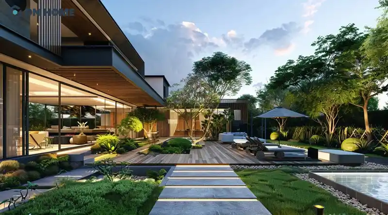 Thiết kế sân vườn biệt thự