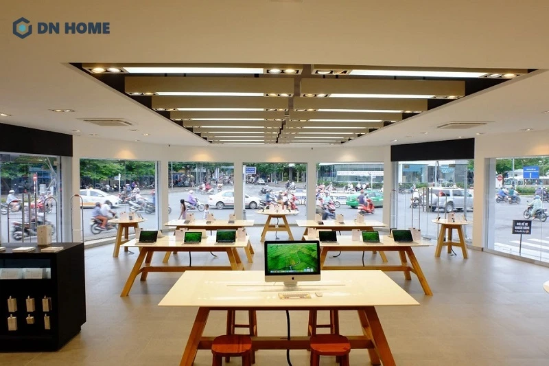 Thiết kế showroom điện máy không gian mở cũng là một trong những xu hướng được lựa chọn trong những năm gần đây