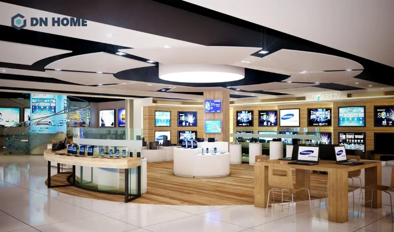 Để tối ưu chi phí thiết kế thi công showroom máy tính hãy tìm kiếm hợp tác với đơn vị thầu trọn gói uy tín, chất lượng