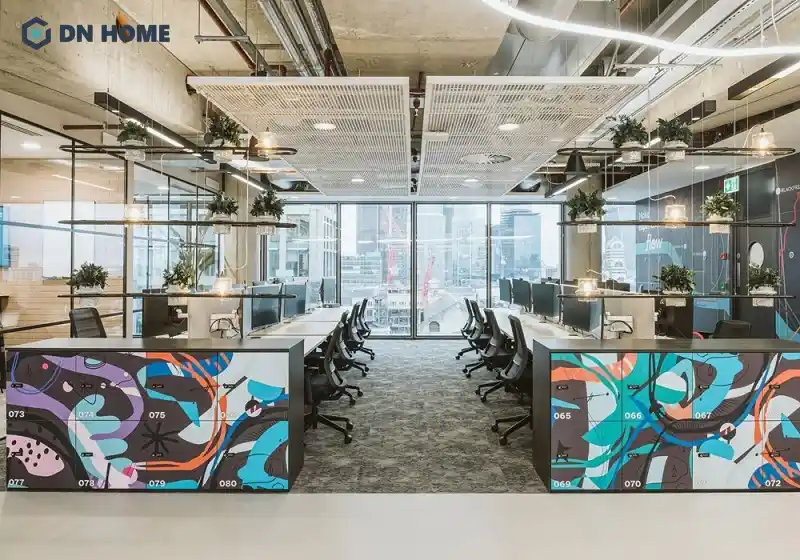 thiết kế văn phòng 60m2