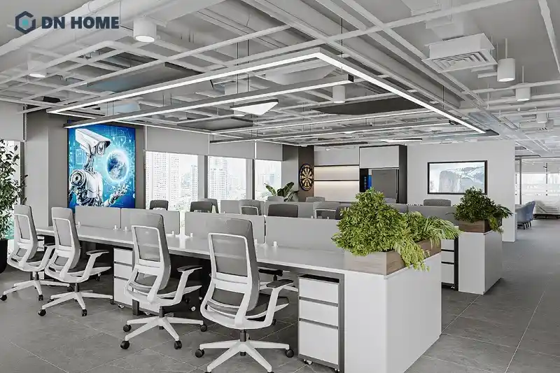 thiết kế văn phòng 60m2