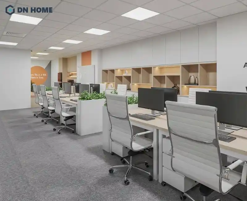 thiết kế văn phòng 60m2