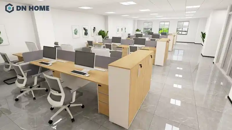 thiết kế văn phòng 60m2