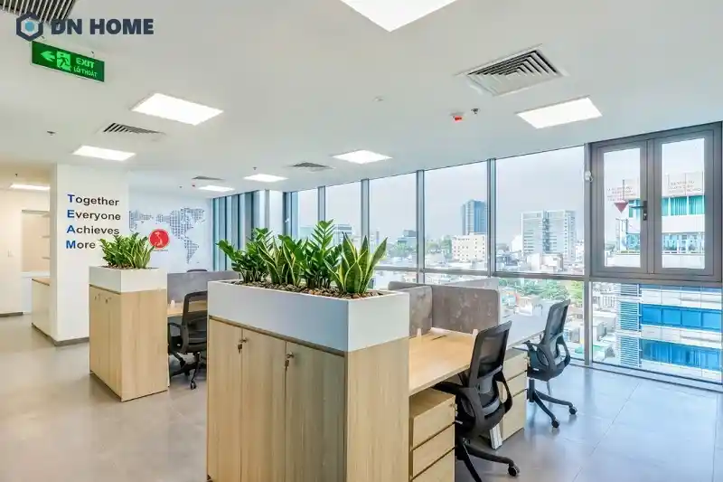 thiết kế văn phòng 60m2
