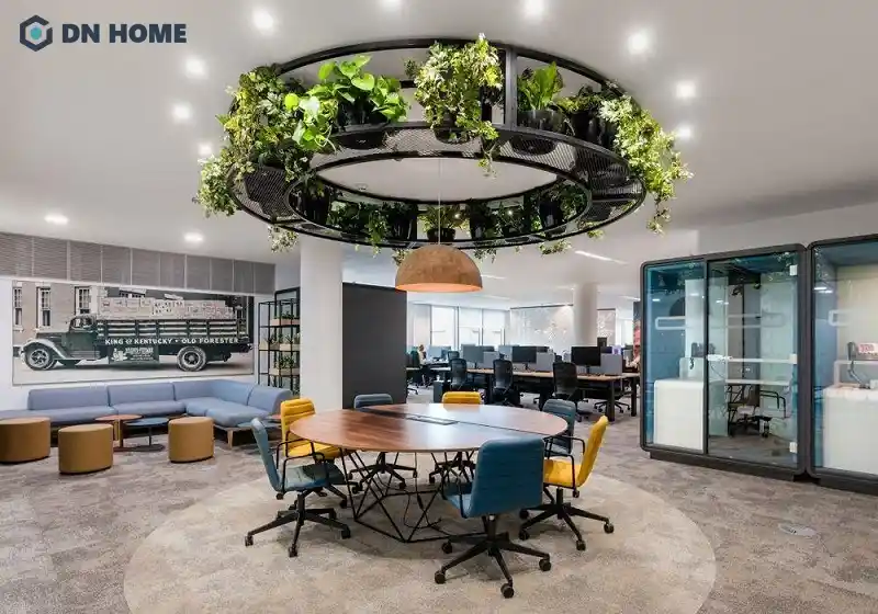 thiết kế văn phòng 60m2