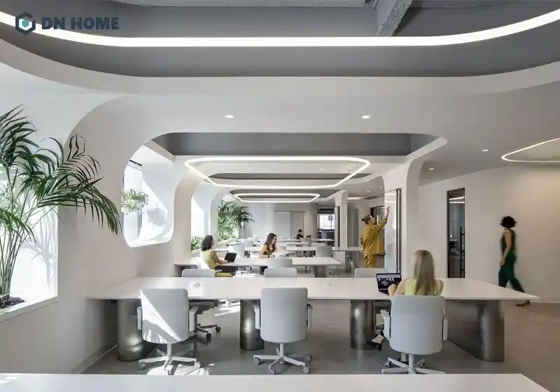 thiết kế văn phòng 60m2