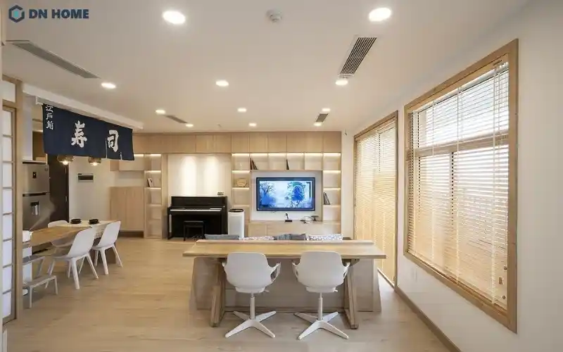 Thiết kế văn phòng kiểu Nhật