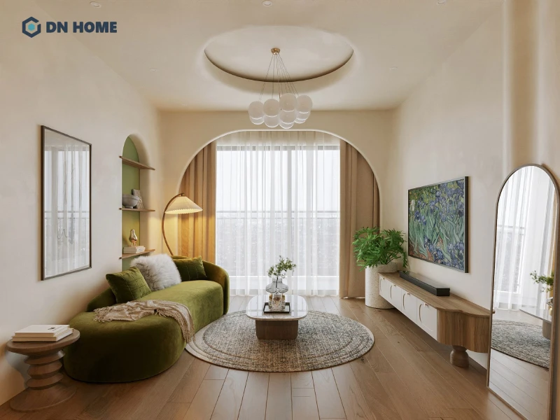 Mái vòm cong mang biểu tượng của trời mang đến năng lượng dương tích cực