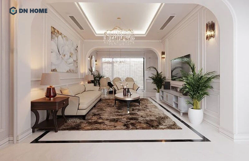 Kiểu vòm cong dẹt đơn giản theo phong cách tân cổ điển
