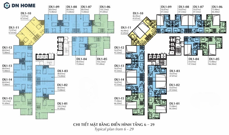Bản vẽ mặt bằng chung cư