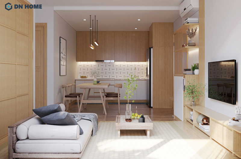 Có nên xây phòng khách liền bếp