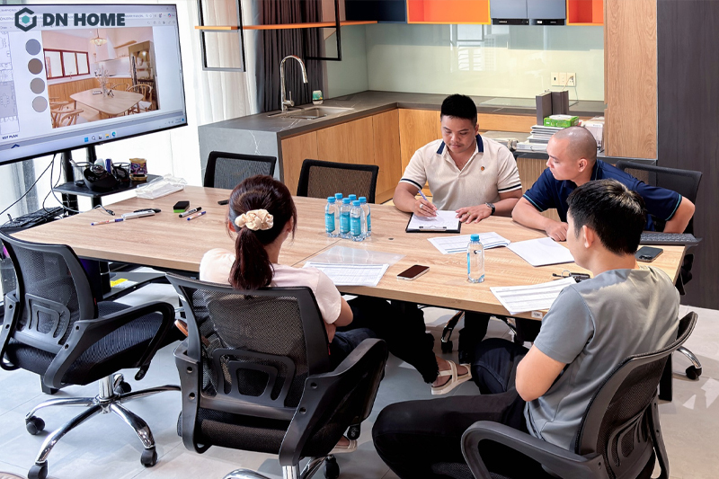 Có nên xây phòng khách liền bếp