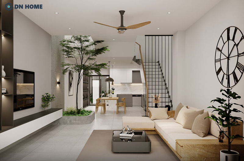 Có nên xây phòng khách liền bếp