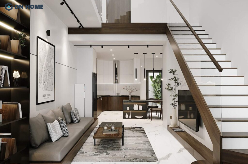 Có nên xây phòng khách liền bếp