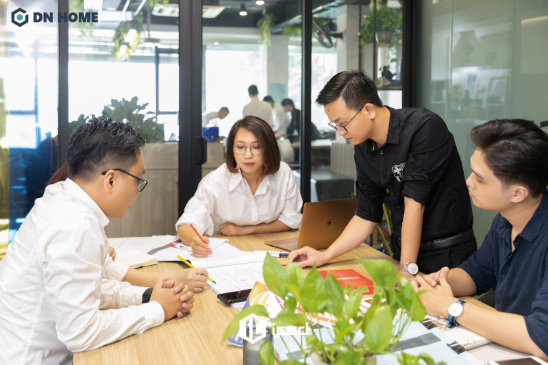 Quy trình thiết kế thi công nội thất văn phòng