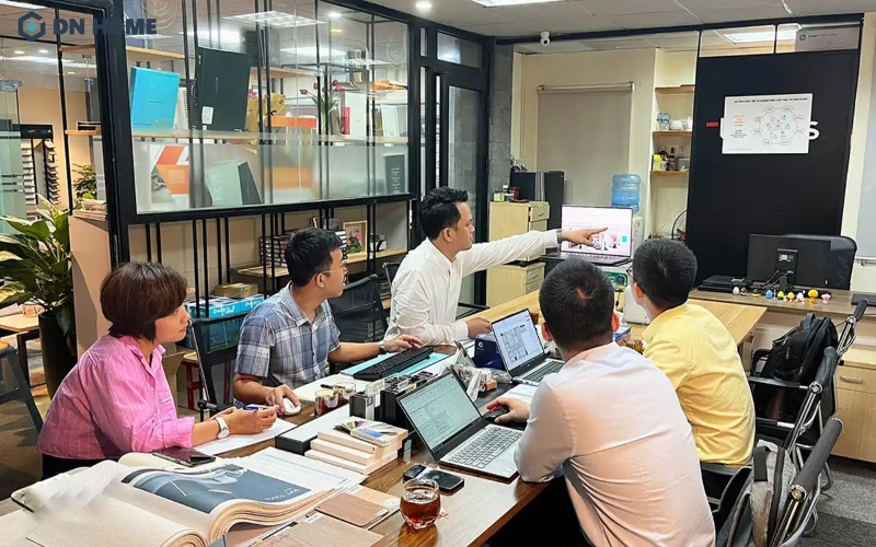 Quy trình thiết kế thi công nội thất văn phòng