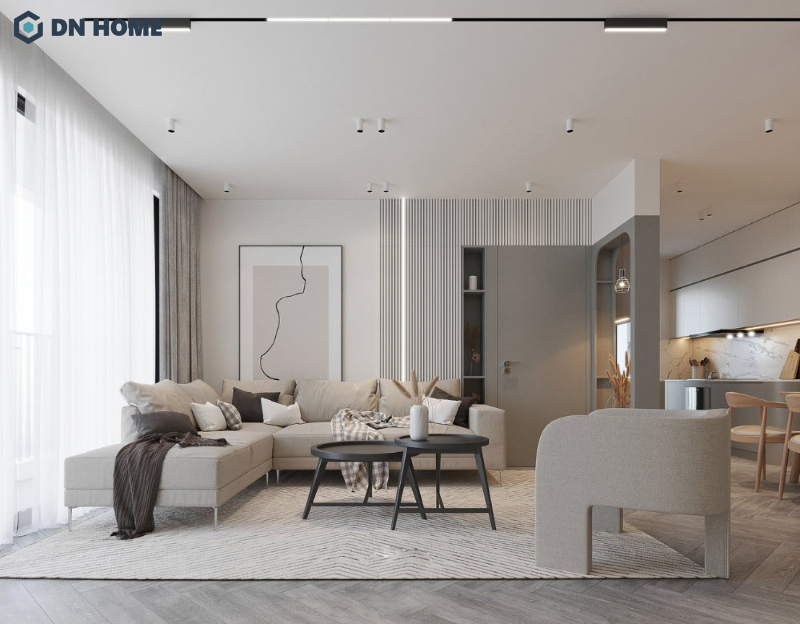 Thiết kế căn hộ 80m2 3 phòng ngủ