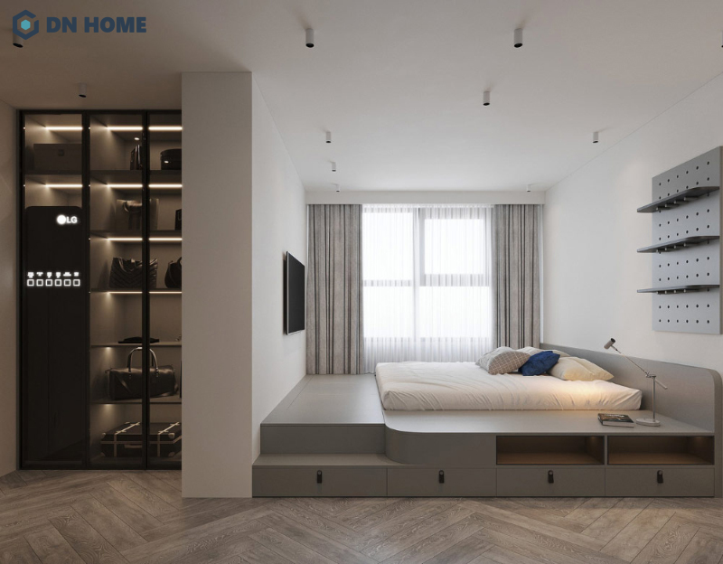 Thiết kế căn hộ 80m2 3 phòng ngủ