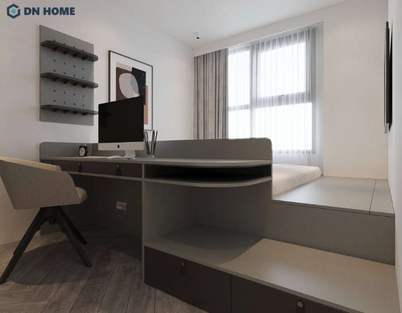 Thiết kế căn hộ 80m2 3 phòng ngủ