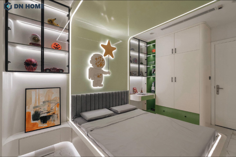 Thiết kế căn hộ 80m2 3 phòng ngủ