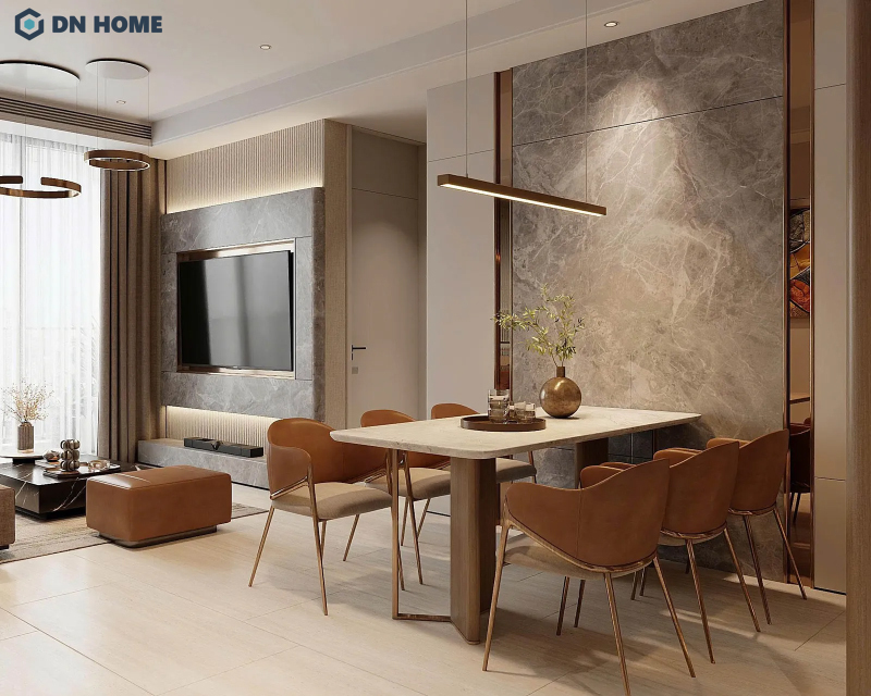 Thiết kế căn hộ 80m2 3 phòng ngủ