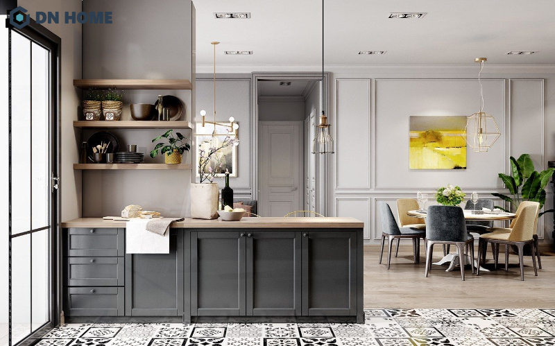 Thiết kế căn hộ 80m2 3 phòng ngủ