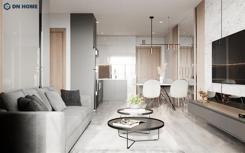 Thiết kế căn hộ 80m2 3 phòng ngủ
