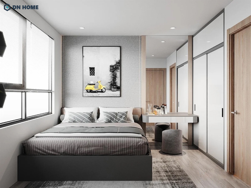 Thiết kế căn hộ 80m2 3 phòng ngủ