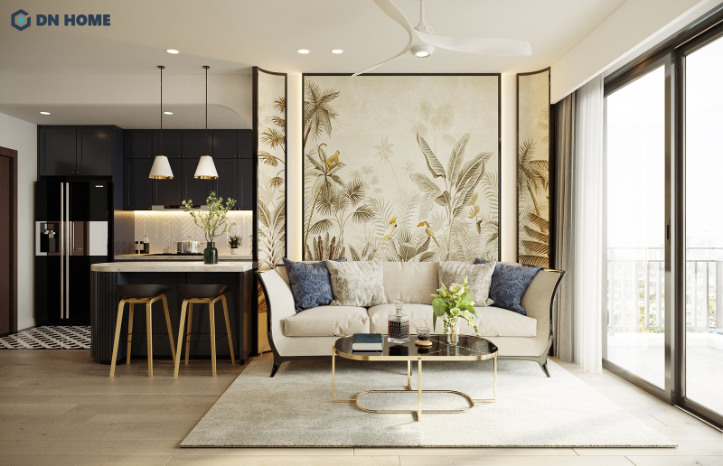 Thiết kế căn hộ 80m2 3 phòng ngủ