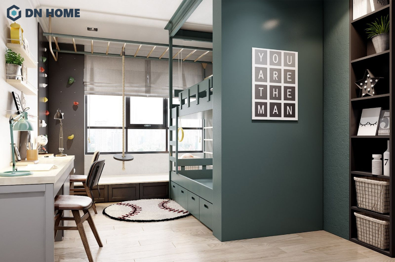 Thiết kế căn hộ 80m2 3 phòng ngủ