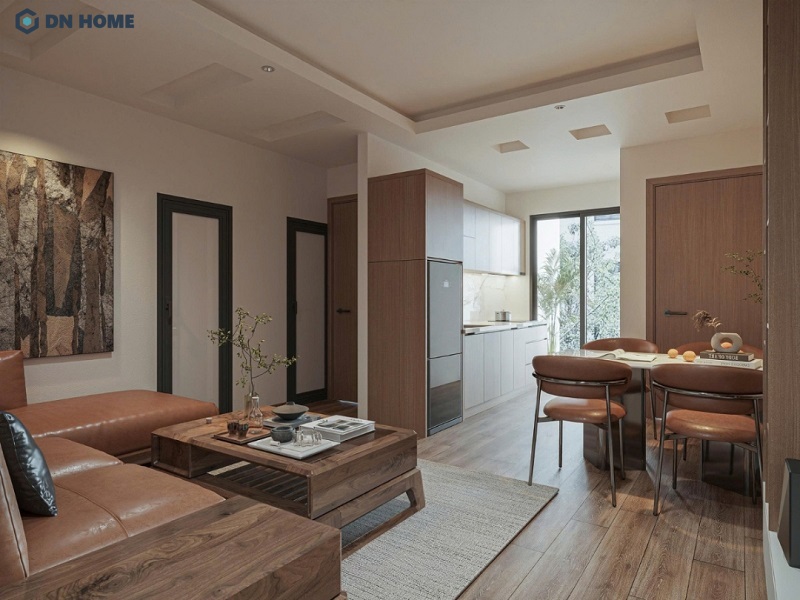 Thiết kế nội thất chung cư 2 phòng ngủ