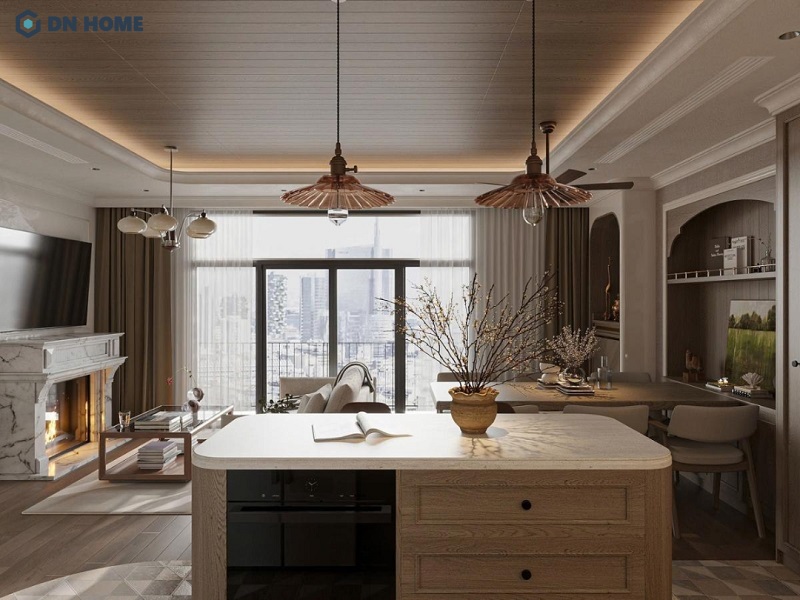Thiết kế nội thất chung cư 2 phòng ngủ