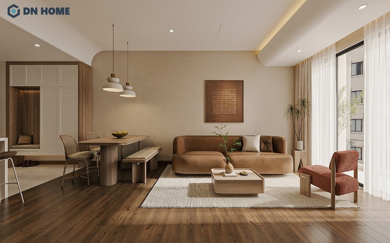 Thiết kế nội thất chung cư 2 phòng
