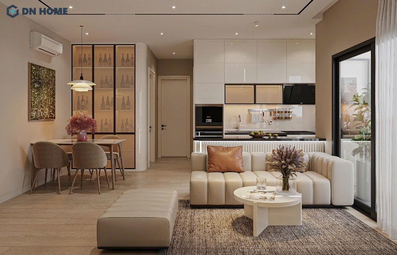 Thiết kế nội thất chung cư 2 phòng ngủ