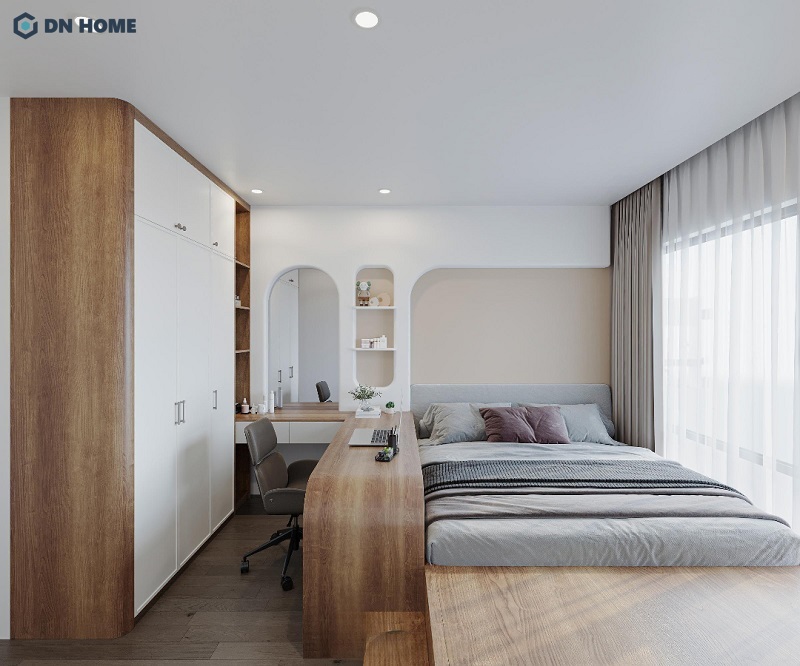 Thiết kế nội thất chung cư 2 phòng ngủ