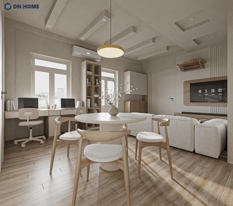 Thiết kế nội thất chung cư 2 phòng ngủ
