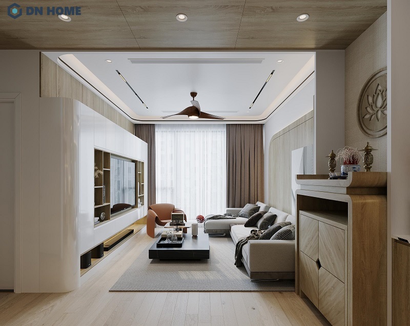Thiết kế nội thất chung cư 2 phòng ngủ