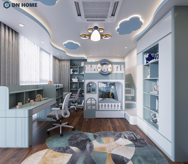 Thiết kế nội thất chung cư 2 phòng ngủ